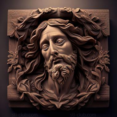 3D model st jesus (STL)